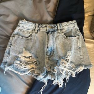 pacsun denim shorts